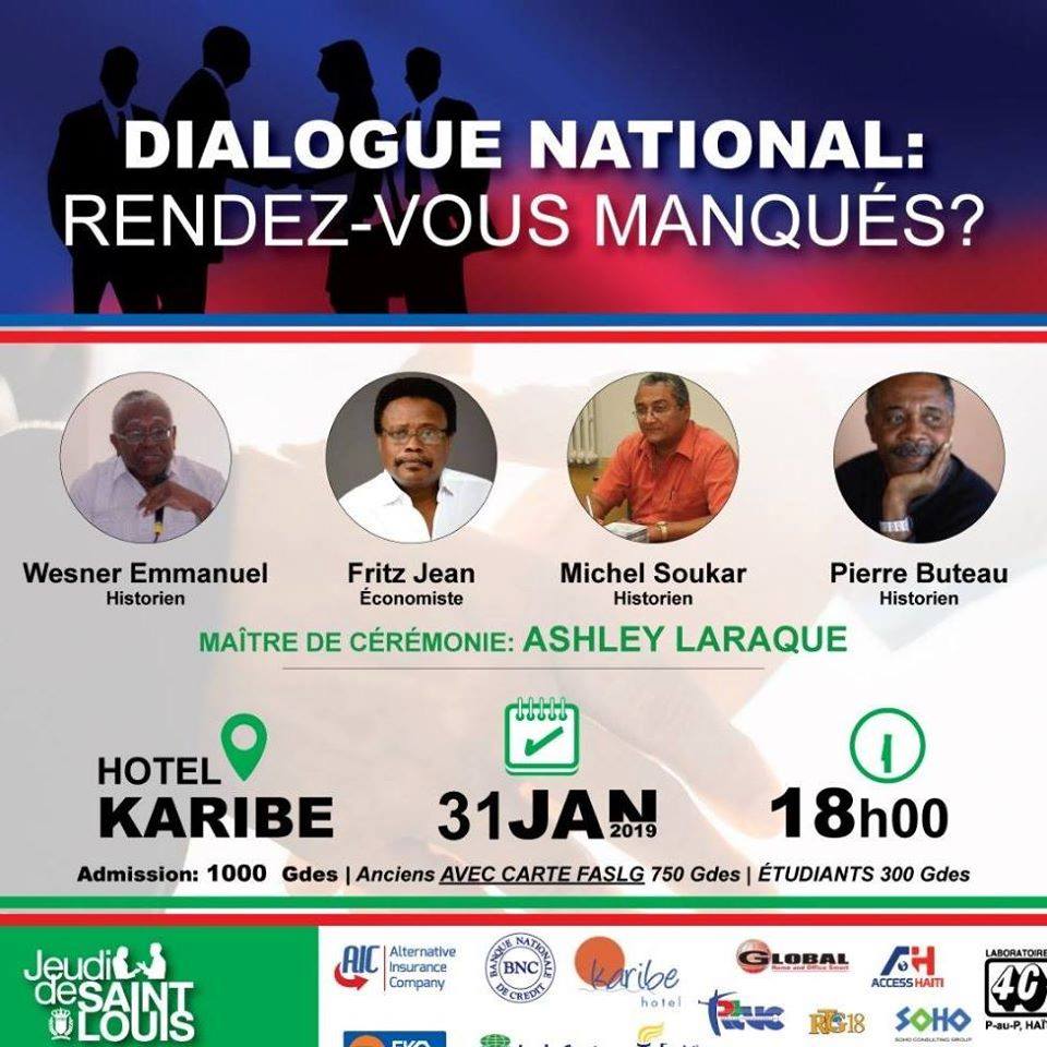 Dialogue National, Les Rendez vous manqués - Jeudi de St Louis